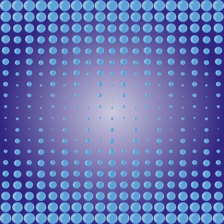 blue spheres on a blue backgroundのイラスト素材