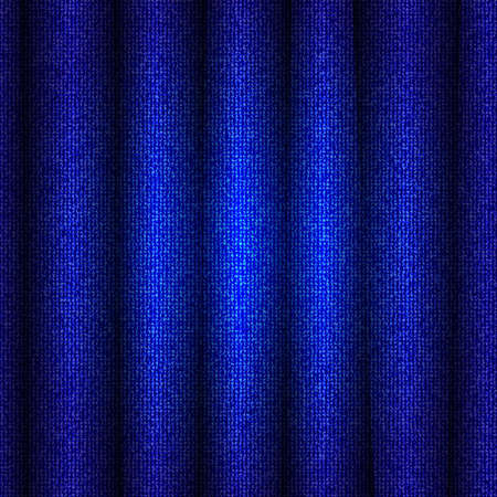 blue fabricのイラスト素材