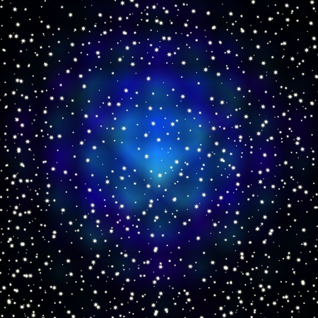 the star sky on a black backgroundのイラスト素材