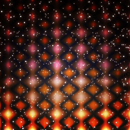 beautiful stars on a brown backgroundのイラスト素材
