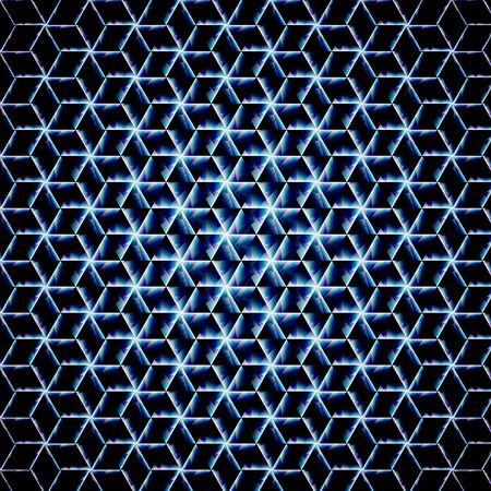 black emeralds on a blue backgroundのイラスト素材