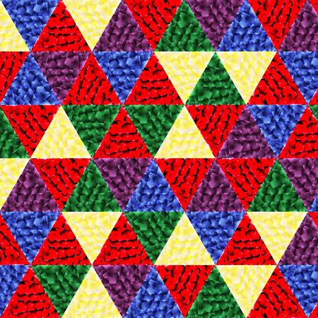 color triangles from jewels and glassのイラスト素材
