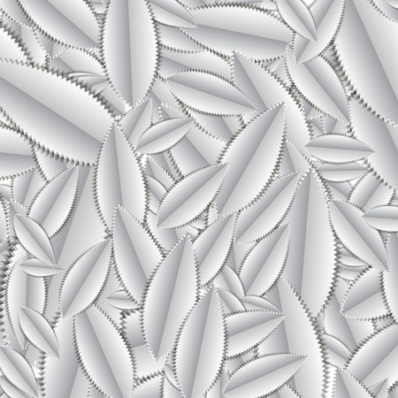 paper leaves of the different sizeのイラスト素材