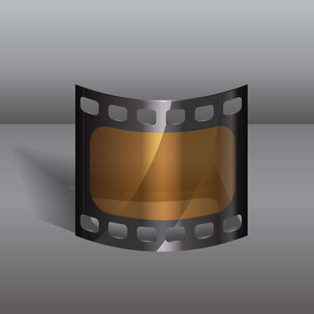 frame for a photo on a gray backgroundのイラスト素材