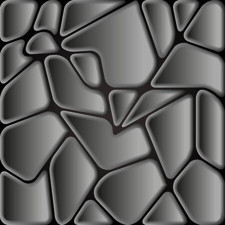 mineral stones on a gray backgroundのイラスト素材