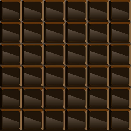 milk chocolate on a brown backgroundのイラスト素材