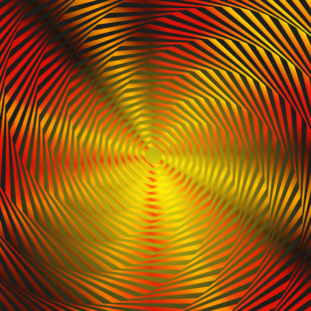 illusion of red circles on a black backgroundのイラスト素材