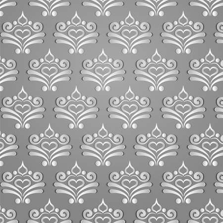 paper gray pattern on a gray backgroundのイラスト素材