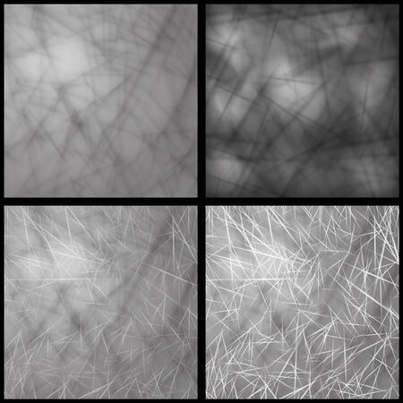 crumpled paper on a gray backgroundのイラスト素材
