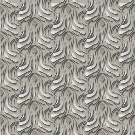 gray vintage volume pattern on a gray backgroundのイラスト素材