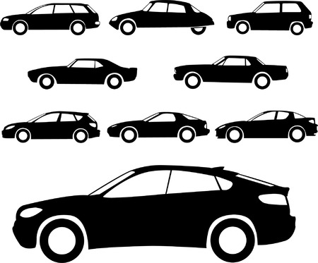 cars collection - vectorのイラスト素材