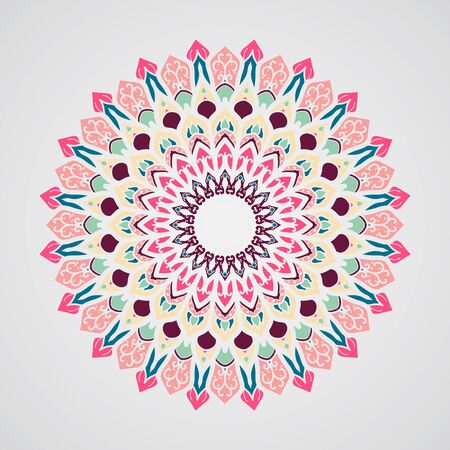 Mandala. Vintage decorative elements. Oriental patternのイラスト素材