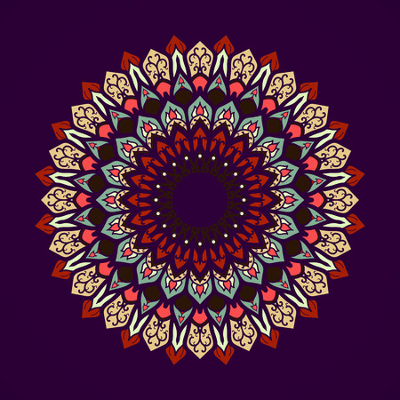 Mandala. Vintage decorative elements. Oriental pattern.のイラスト素材