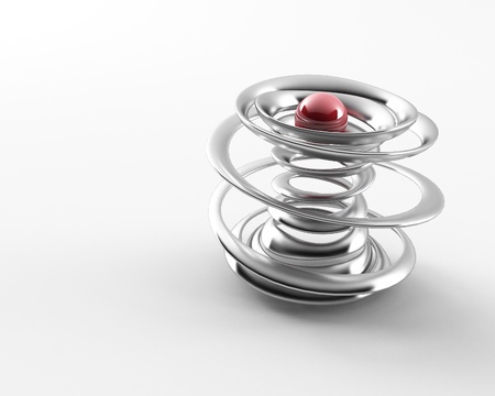 a 3d made abstract object の写真素材