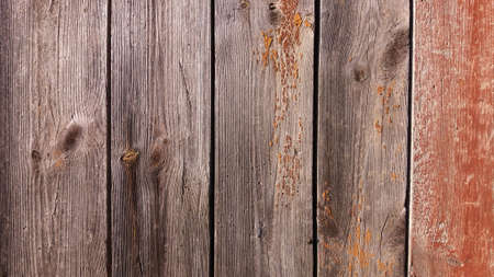Photo of an old weathered surface of wood boardの写真素材