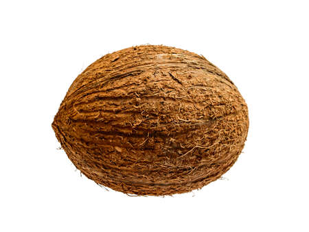 Coconut Exotic Fruit Isolated on White
