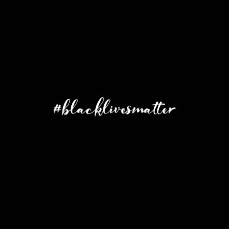 Black lives matter calligraphy hashtag quote. Protest poster. Vectorのイラスト素材