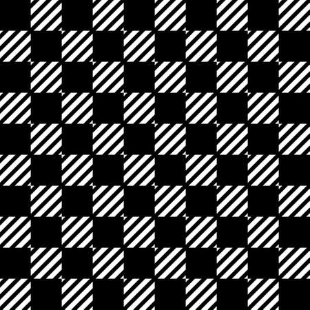 Buffalo plaid pattern seamless. Black and white checkered background. Seasonal pattern for Christmas. Vector design.のイラスト素材