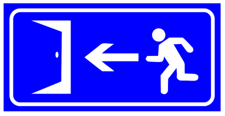 Exitのイラスト素材