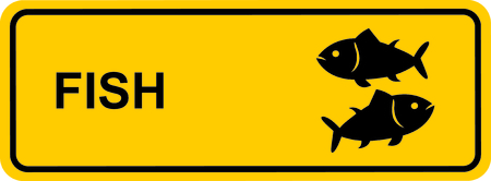 Fish signのイラスト素材