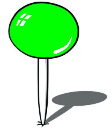 map pointer greenのイラスト素材