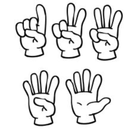 Cartoon hands setのイラスト素材