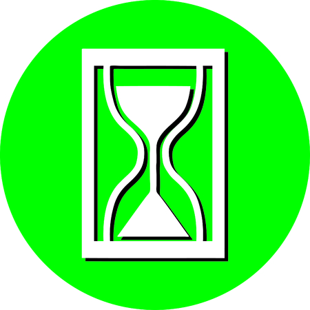 sandglass clockのイラスト素材