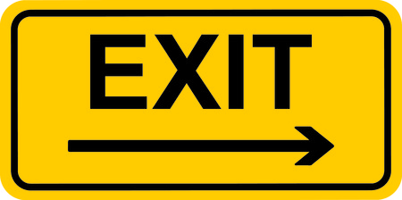 Exit sign