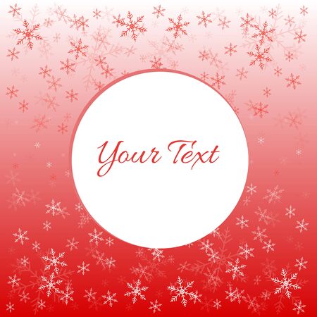 Snowflake and happy new year in vectorのイラスト素材