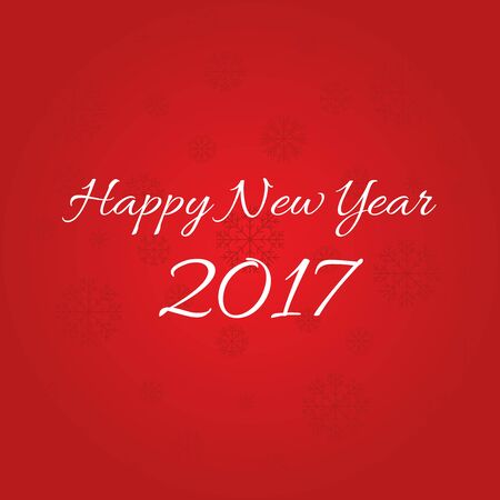 New year pattern. Snowflakes on a red background. Vector.のイラスト素材