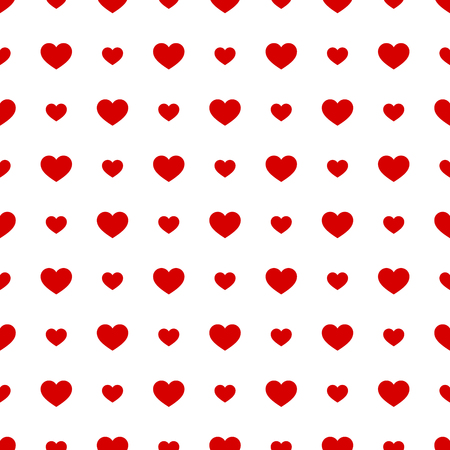 Seamless geometric pattern with hearts.Vector illustration on a valentines day.のイラスト素材