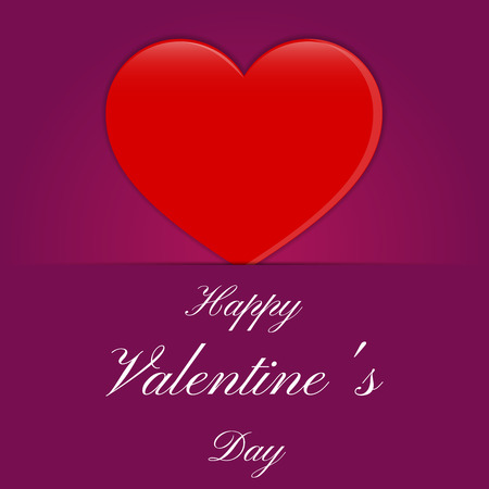 Happy Valentine's Day Greeting Card.のイラスト素材