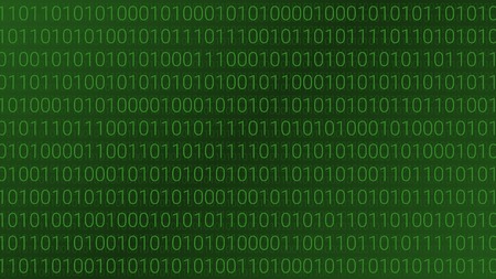Abstract Technology Background. Binary Computer Code. Vector Illustrationのイラスト素材