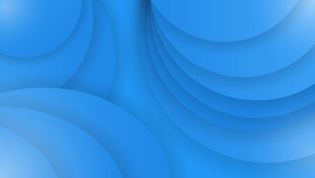 Abstract background of blue color. Curved lines. Vector illustraのイラスト素材