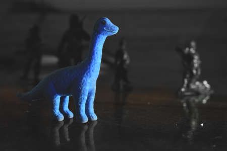 Rubber Dinosaurの写真素材