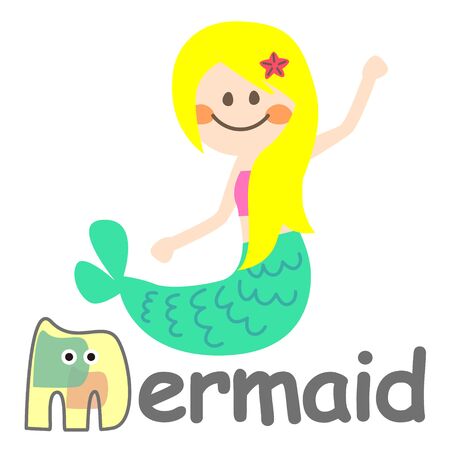 Alphabet Card Mのイラスト素材