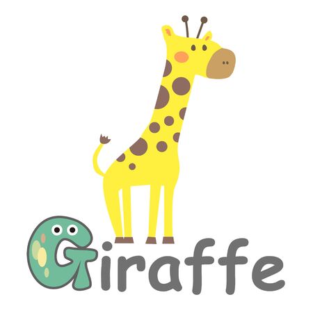 Alphabet Card Gのイラスト素材