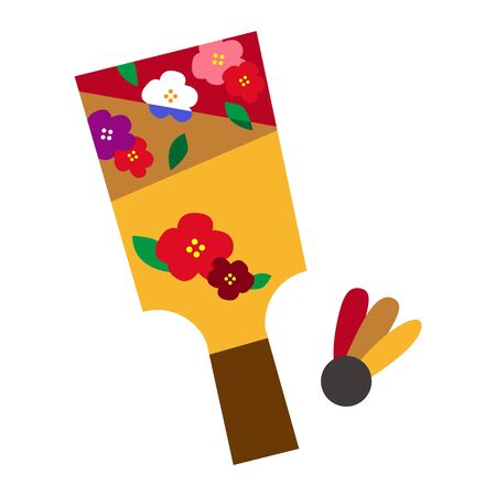 Japanese lucky charm card.  This is a patternore.のイラスト素材