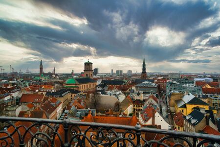Cityscape of Copenhagenの写真素材