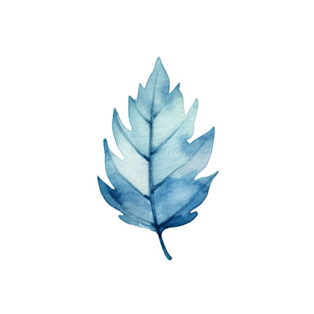 Watercolor Autumn Leaves Arrangementのイラスト素材