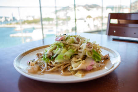 Nagasaki specialty dish: Sara Udon. A delicious Chinese influenced recipe.