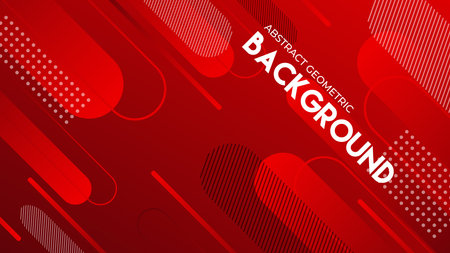 Abstract Red Geometric Background. Gradient Background Colorのイラスト素材