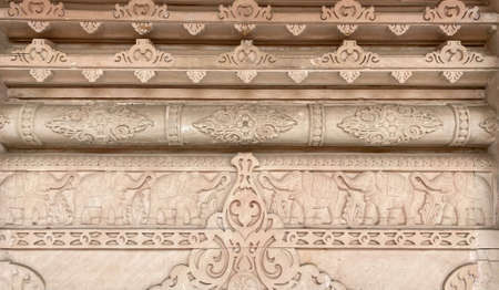 Indian ancient traditional golden colored background