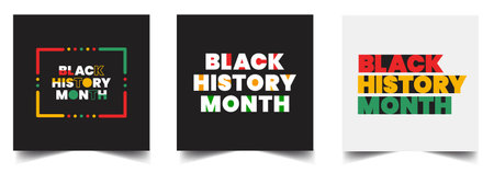 black history month background. black history month 2023 background. African American History or Black History Month. Celebrated annually in February in the USA, Canada.のイラスト素材