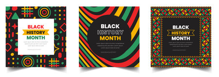 black history month background. black history month 2023 background. African American History or Black History Month. Celebrated annually in February in the USA, Canada.のイラスト素材