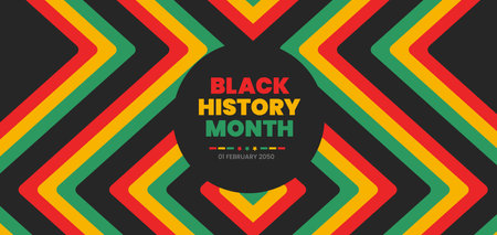 black history month background. black history month 2023 background. African American History or Black History Month. Celebrated annually in February in the USA, Canada.のイラスト素材