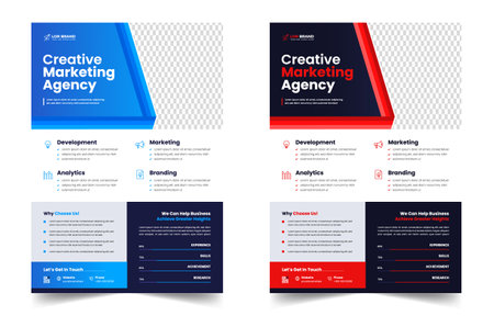 digital marketing Corporate business flyer template design. digital marketing agency flyer, business marketing flyer set, grow your business digital marketing  flyerのイラスト素材