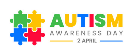 World Autism awareness day background. Can be used for banners, backgrounds, badge, icon, medical posters, brochures, print and health care awareness campaign for autism. vector ilのイラスト素材
