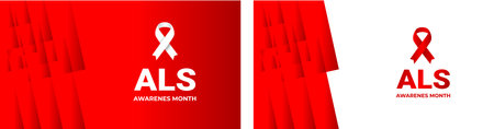 ALS (Amyotrophic lateral sclerosis) awareness month background.  ALS Awareness Month background. Amyotrophic lateral sclerosis. Annual campaign is held in May in United States.のイラスト素材