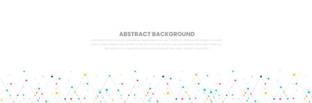 abstract geometric background and connecting dots, points and lines. Digital technology Global network connection. with plexus background. Network or connection. technology scienceのイラスト素材